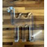 ICONICA SCULTURA in LUCITE CAMMELLO by SILVIO RUSSO per GUZZINI 1970 RARA PLEXI
