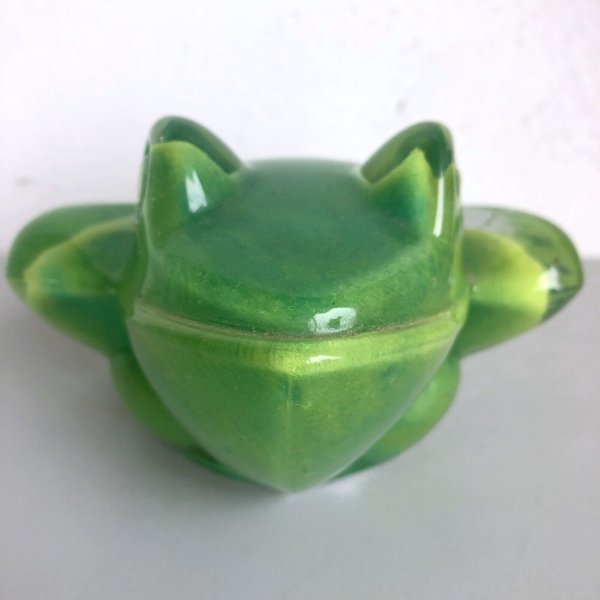 Spoontiques 10160 - Statuetta Rana In Resina Verde - Decorazione Per Interni O Esterni