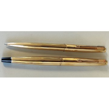 ANTICA PENNA STILOGRAFICA Parker 45 Insignia DORATA vintage GOLDEN FOUNTAIN PEN