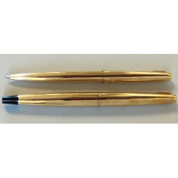 ANTICA PENNA STILOGRAFICA Parker 45 Insignia DORATA vintage GOLDEN FOUNTAIN PEN