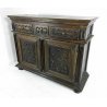 ANTICA CREDENZA PIEMONTE 1700 BAROCCO PIEMONTESE PATINA ORIGINALE LEGNO NOCE