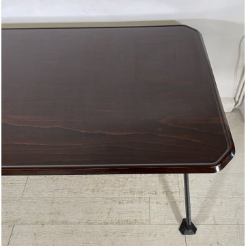 SCRIVANIA SERIE ARCO BBPR OLIVETTI SCRITTOIO DESIGN ANNI 60 VINTAGE FERRO LEGNO