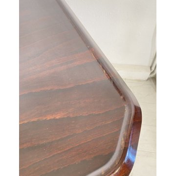 SCRIVANIA SERIE ARCO BBPR OLIVETTI SCRITTOIO DESIGN ANNI 60 VINTAGE FERRO LEGNO