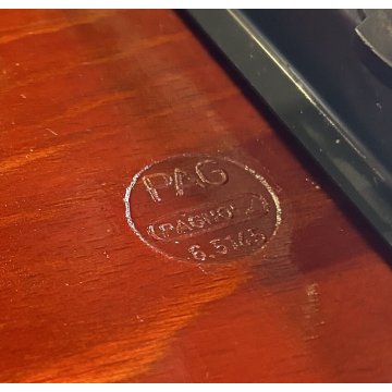 SCRIVANIA SERIE ARCO BBPR OLIVETTI SCRITTOIO DESIGN ANNI 60 VINTAGE FERRO LEGNO