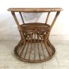 SET GIARDINO 2 POLTRONE TAVOLO RATTAN VIMINI BAMBU ITALIAN DESIGN MIDCENTURY '50