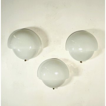 LOTTO 3 APPLIQUE WALL LAMP GLASS Mania DESIGN V. Magistretti Artemide SCONCES 60