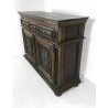 ANTICA CREDENZA PIEMONTE 1700 BAROCCO PIEMONTESE PATINA ORIGINALE LEGNO NOCE
