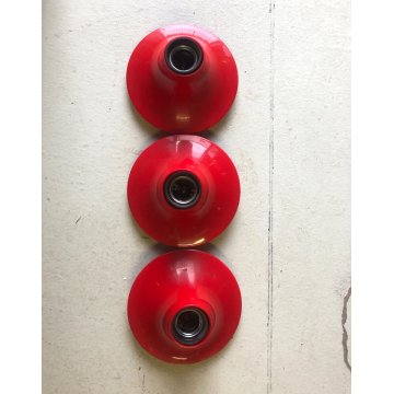 LAMPADA da PARETE Teti 3 LUCI DESIGN Vico Magistretti ABS ROSSO per ARTEMIDE 70s