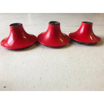 LAMPADA da PARETE Teti 3 LUCI DESIGN Vico Magistretti ABS ROSSO per ARTEMIDE 70s