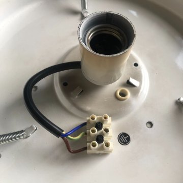 LAMPADA PLAFONIERA Mod. Egina ø 38 DESIGN A. Mangiarotti PER ARTEMIDE VETRO 1979