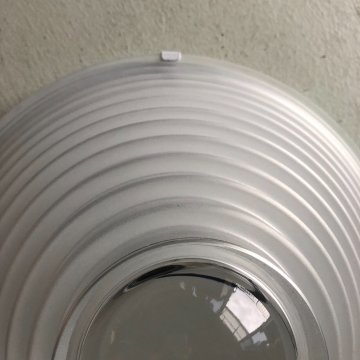 LAMPADA PLAFONIERA Mod. Egina ø 38 DESIGN A. Mangiarotti PER ARTEMIDE VETRO 1979