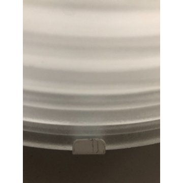 LAMPADA PLAFONIERA Mod. Egina ø 38 DESIGN A. Mangiarotti PER ARTEMIDE VETRO 1979