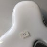 SET 2 VASO VETRO  Savoy Vase DESIGN Alvar Aalto Aino OPAL WHITE 16 cm/h  20 cm/h