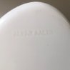 SET 2 VASO VETRO  Savoy Vase DESIGN Alvar Aalto Aino OPAL WHITE 16 cm/h  20 cm/h