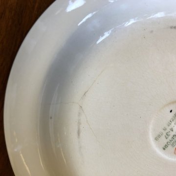 ANTICHI PIATTI CERAMICA Richard Ginori 10-4-37 DECORO Gio Ponti BARCA VELA '30