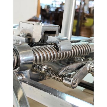 BERKEL mod. 5 Affettatrice Volano PANNA ORO anni 20 Lama 370 mm CON BASAMENTO