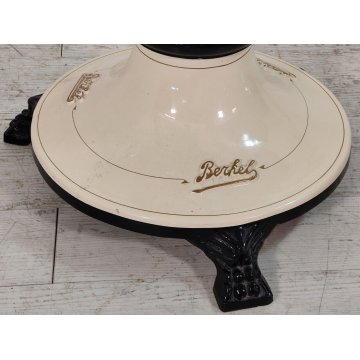 BERKEL mod. 5 Affettatrice Volano PANNA ORO anni 20 Lama 370 mm CON BASAMENTO