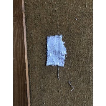ANTICO GRANDE QUADRO DIPINTO OLIO PAESAGGIO MARINA Giappone ALLEVAMENTO OSTRICHE