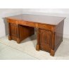 ANTICA SCRIVANIA IMPERO SCRITTOIO PRIMI 1900 LEGNO NOCE MOGANO 2 ANTE UFFICIO