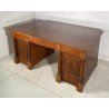 ANTICA SCRIVANIA IMPERO SCRITTOIO PRIMI 1900 LEGNO NOCE MOGANO 2 ANTE UFFICIO