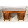 ANTICA SCRIVANIA IMPERO SCRITTOIO PRIMI 1900 LEGNO NOCE MOGANO 2 ANTE UFFICIO
