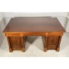 ANTICA SCRIVANIA IMPERO SCRITTOIO PRIMI 1900 LEGNO NOCE MOGANO 2 ANTE UFFICIO