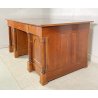 ANTICA SCRIVANIA IMPERO SCRITTOIO PRIMI 1900 LEGNO NOCE MOGANO 2 ANTE UFFICIO