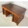 ANTICA SCRIVANIA IMPERO SCRITTOIO PRIMI 1900 LEGNO NOCE MOGANO 2 ANTE UFFICIO