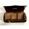 SCATOLA PER SIGARETTE COFANETTO LEGNO VINTAGE WOODEN CIGARETTE CASE Art Deco'
