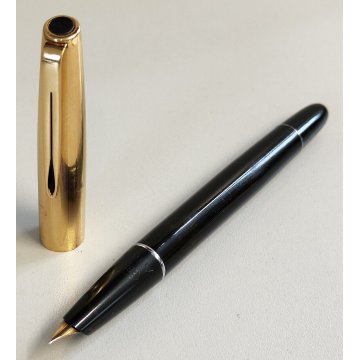 ANTICA PENNA STILOGRAFICA Aurora 88P NERO TAPPO ORO STILO OLD GOLD FOUNTAIN PEN