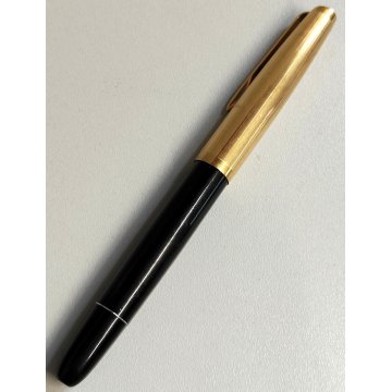 ANTICA PENNA STILOGRAFICA Aurora 88P NERO TAPPO ORO STILO OLD GOLD FOUNTAIN PEN