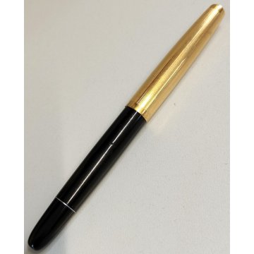 ANTICA PENNA STILOGRAFICA Aurora 88P NERO TAPPO ORO STILO OLD GOLD FOUNTAIN PEN