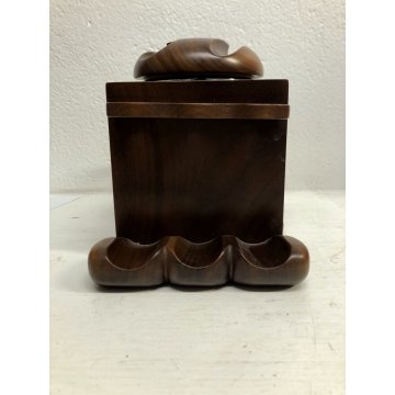 PORTA PIPE 8pz TABACCO HUMIDOR VINTAGE STAND PIPES HOLDER Lorenzi Montenapoleone