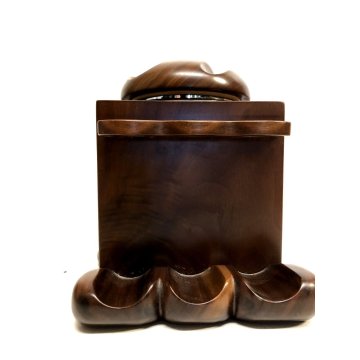 PORTA PIPE 8pz TABACCO HUMIDOR VINTAGE STAND PIPES HOLDER Lorenzi Montenapoleone