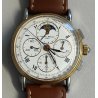 Baume & Mercier 1830 Acciaio Oro OROLOGIO POLSO Chrono Fasi Lunari WRIST WATCH