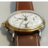 Baume & Mercier 1830 Acciaio Oro OROLOGIO POLSO Chrono Fasi Lunari WRIST WATCH