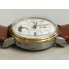 Baume & Mercier 1830 Acciaio Oro OROLOGIO POLSO Chrono Fasi Lunari WRIST WATCH