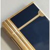 ACCENDINO TASCA St Dupont LACCA CINESE BLU Gatsby VINTAGE GOLDEN LIGHTER BRIQUET