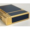 ACCENDINO TASCA St Dupont LACCA CINESE BLU Gatsby VINTAGE GOLDEN LIGHTER BRIQUET