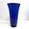 VASO DESIGN Venini VETRO MURANO SERIE ANNI '30 OPALINO BLU COBALTO/INDACO '95