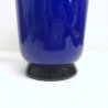 VASO DESIGN Venini VETRO MURANO SERIE ANNI '30 OPALINO BLU COBALTO/INDACO '95