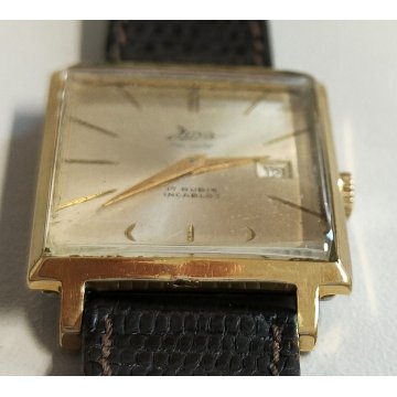 IUVA Special OROLOGIO POLSO Laminato Oro ANNI 70 incabloc VINTAGE GOLDEN WATCH