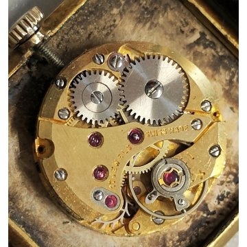 IUVA Special OROLOGIO POLSO Laminato Oro ANNI 70 incabloc VINTAGE GOLDEN WATCH