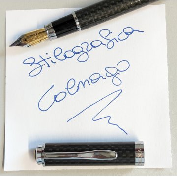 Colnago PENNA STILOGRAFICA carbonio VINTAGE FOUNTAIN PEN collezione BICICLETTA