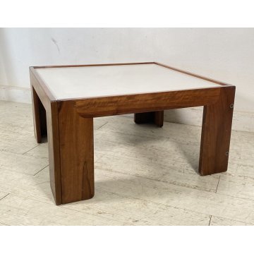 TAVOLINO SALOTTO DESIGN AFRA E TIBIA SCARPA CASSINA ANNI 70 LEGNO VINTAGE TAVOLO