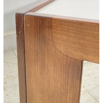 TAVOLINO SALOTTO DESIGN AFRA E TIBIA SCARPA CASSINA ANNI 70 LEGNO VINTAGE TAVOLO