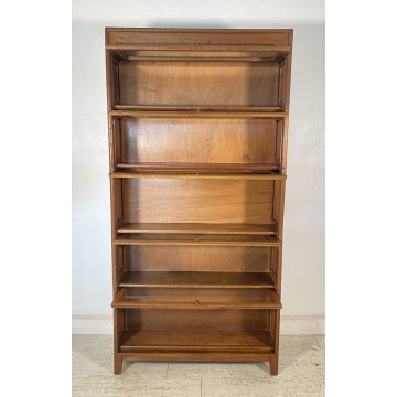 LIBRERIA DISPENSA VETRINA COMPONIBILE Gunn SECTIONALK BOOK CASE ART DECO' UK '30