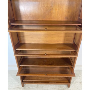 LIBRERIA DISPENSA VETRINA COMPONIBILE Gunn SECTIONALK BOOK CASE ART DECO' UK '30