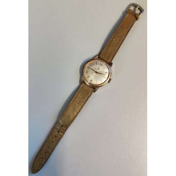 ANTICO OROLOGIO POLSO Lip Dauphine INCABLOC 1960 Plaque or AUTOMATIC WRIST WATCH