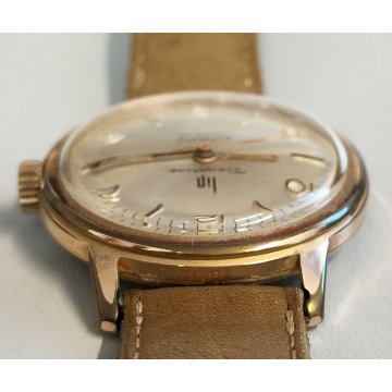 ANTICO OROLOGIO POLSO Lip Dauphine INCABLOC 1960 Plaque or AUTOMATIC WRIST WATCH